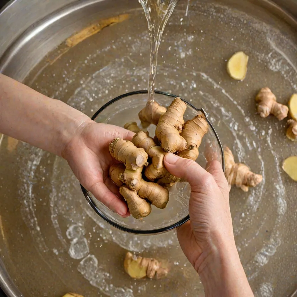 Czy imbir można zalewać wrzątkiem?