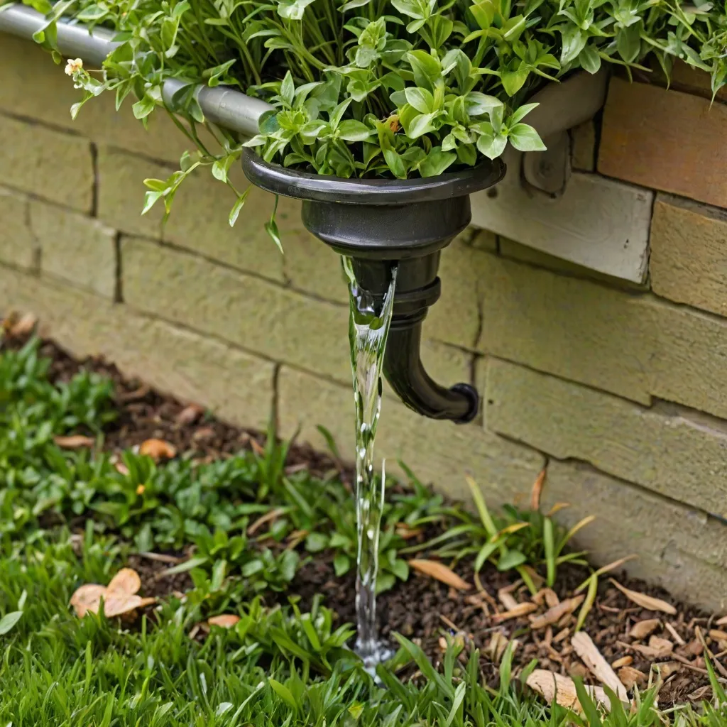 Jak zrobić odprowadzenie wody z rynien na trawnik?